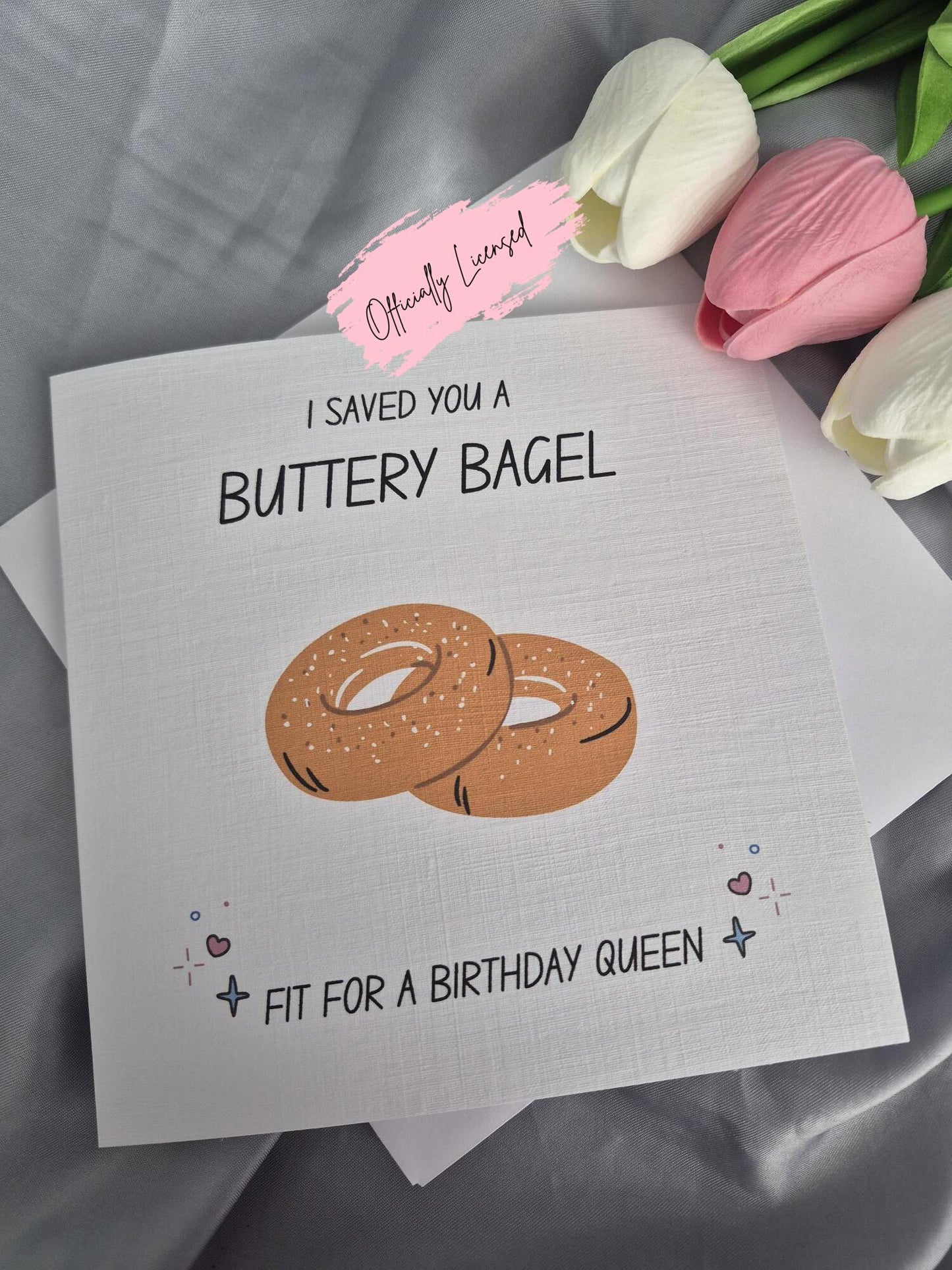 Zodiac Academy - Buttery Bagel Birthday Card image 0