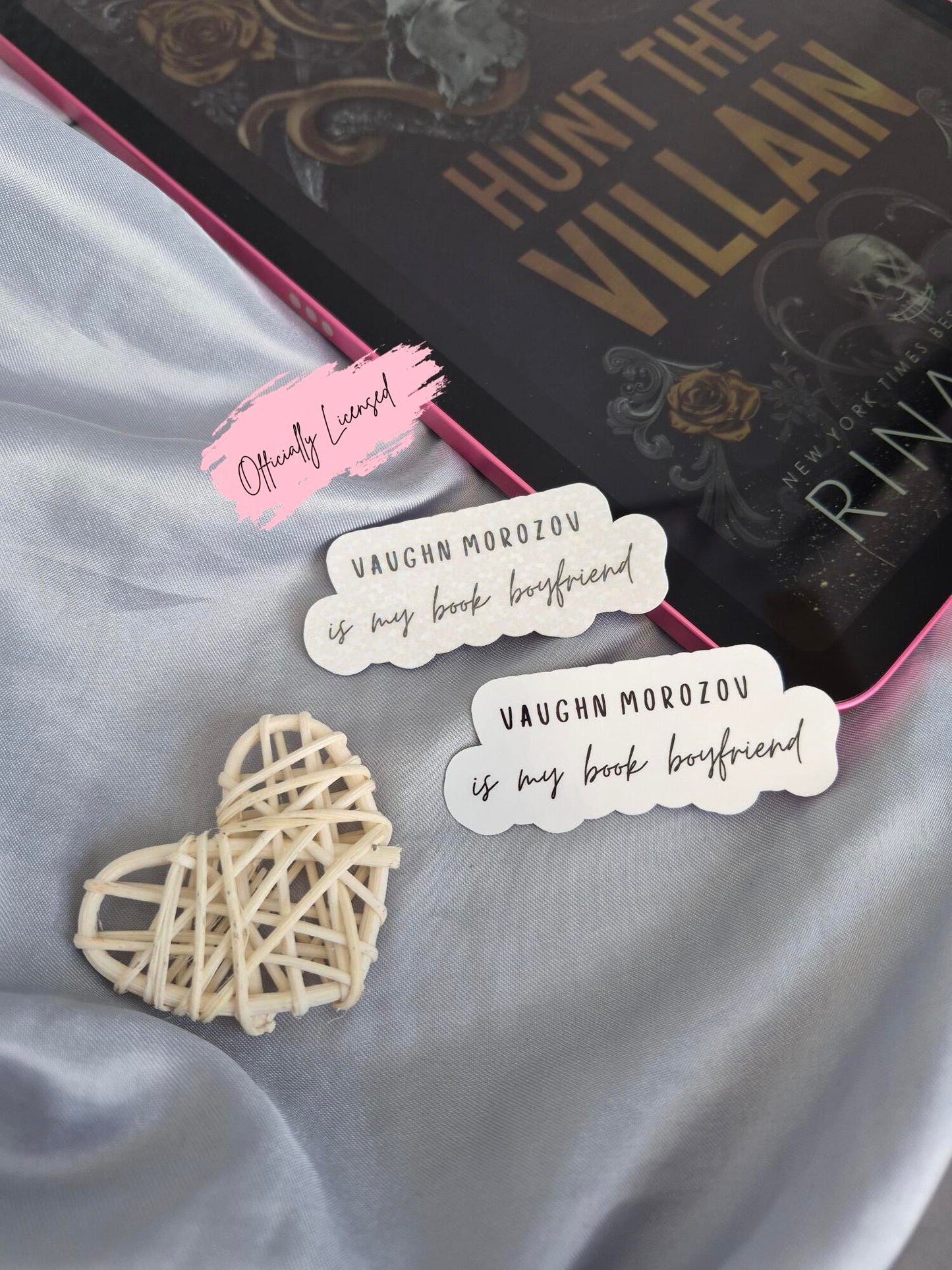 Hunt The Villain - Vaughn Is My Book Boyfriend Sticker
