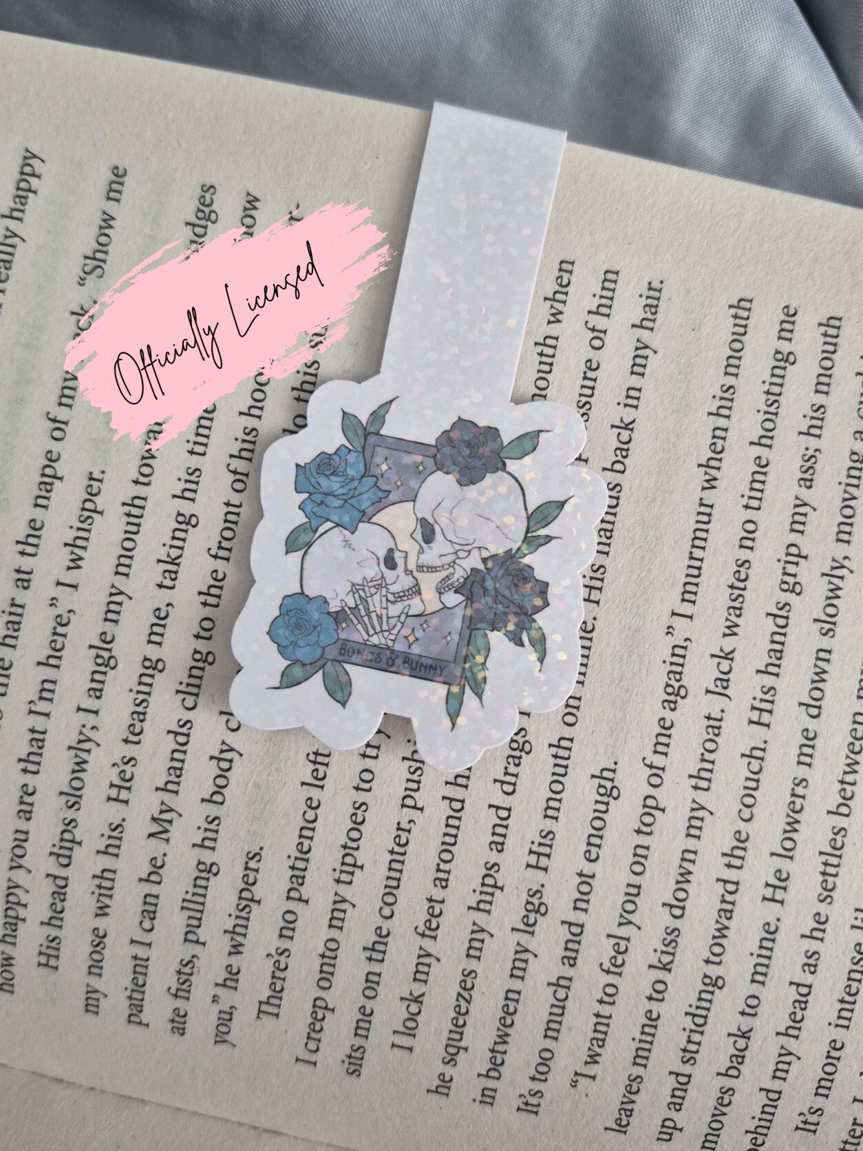 Leave Me Behind - Bones And Bunny Magnetic Bookmark