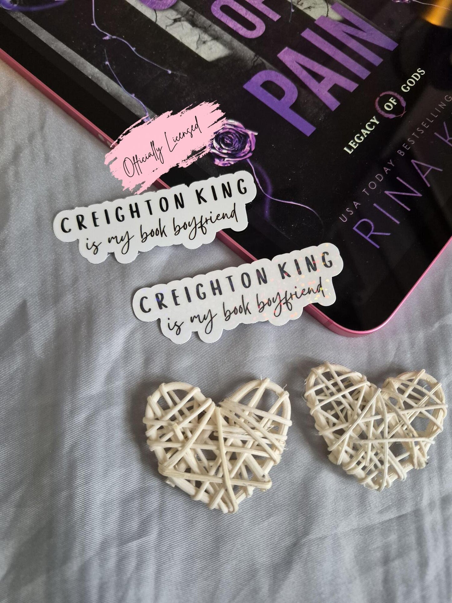 God Of Pain - Creighton King Is My Book Boyfriend Sticker image 0