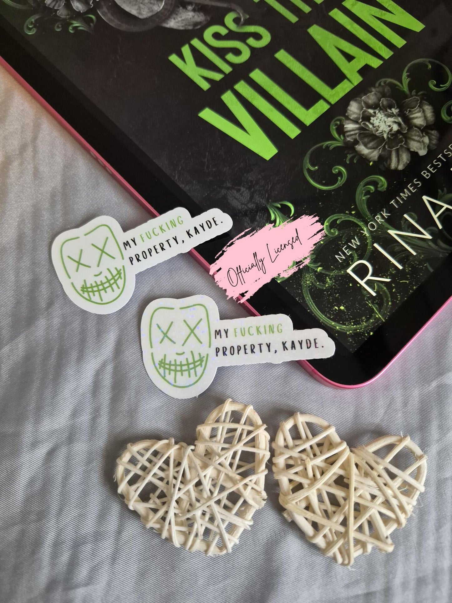 Kiss The Villain - My Property Kayde Sticker image 0