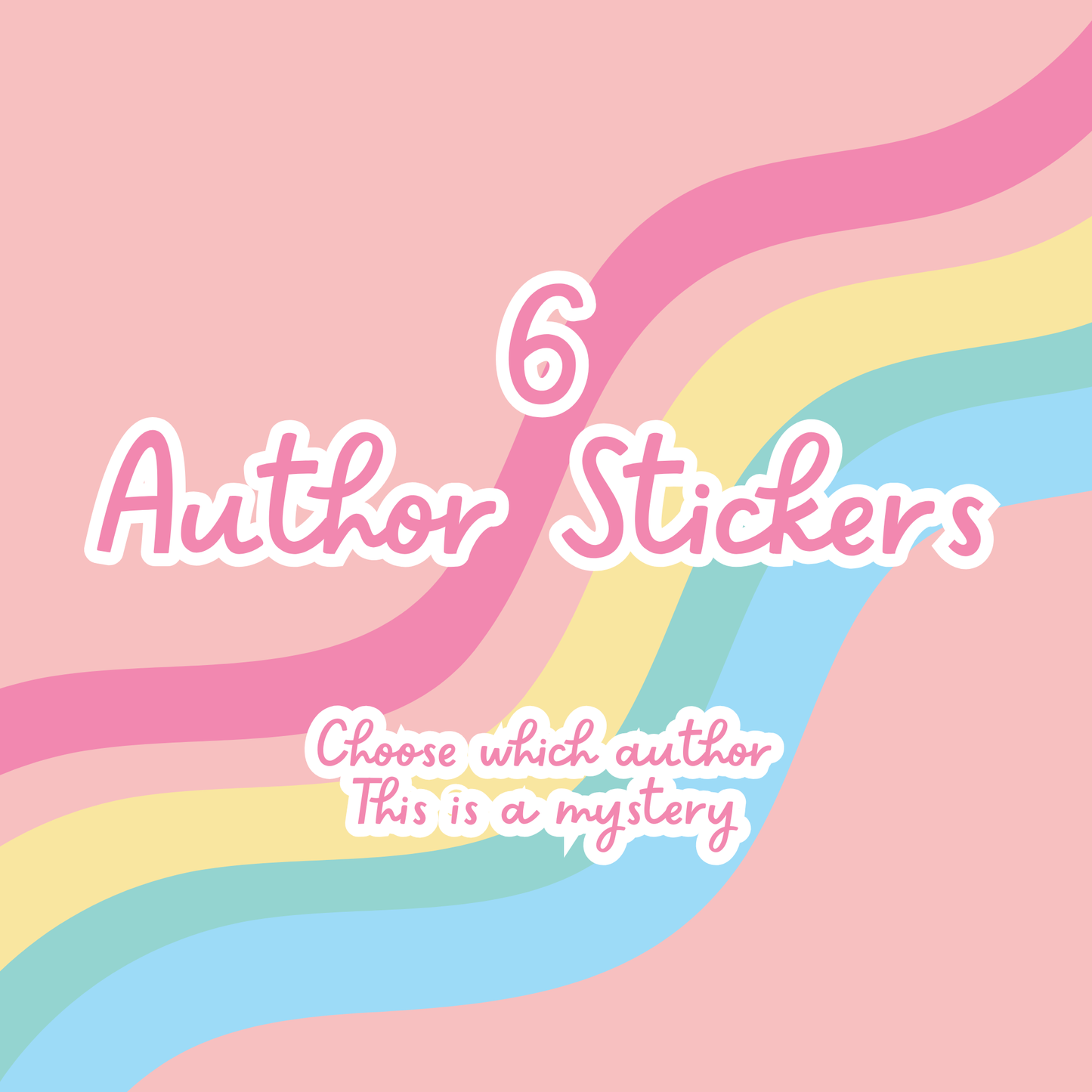6 Author Stickers