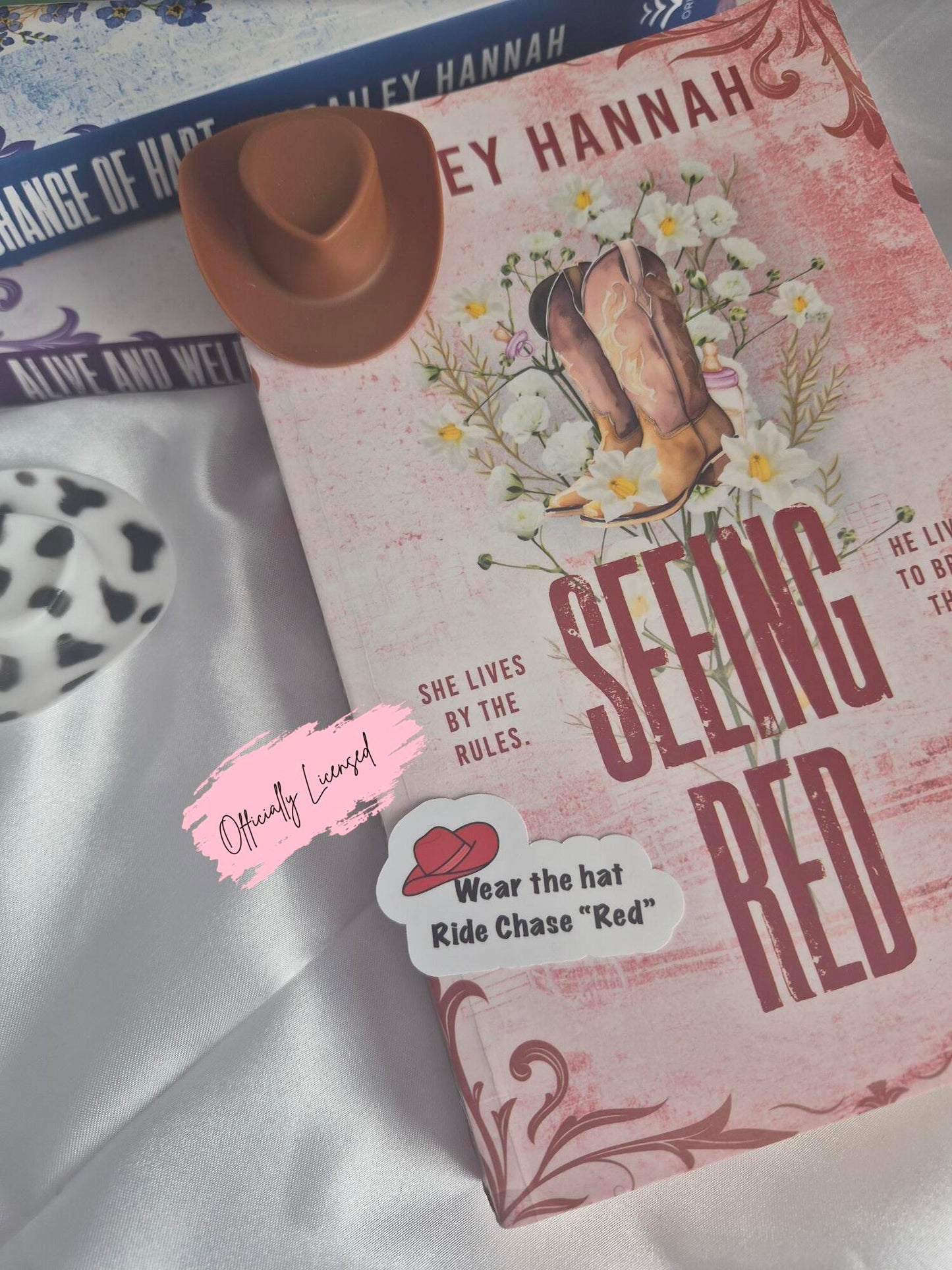 Seeing Red - Wear The Hat Ride Chase RED Sticker image 0