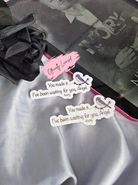Ivory - You Made It Quote Sticker image 0