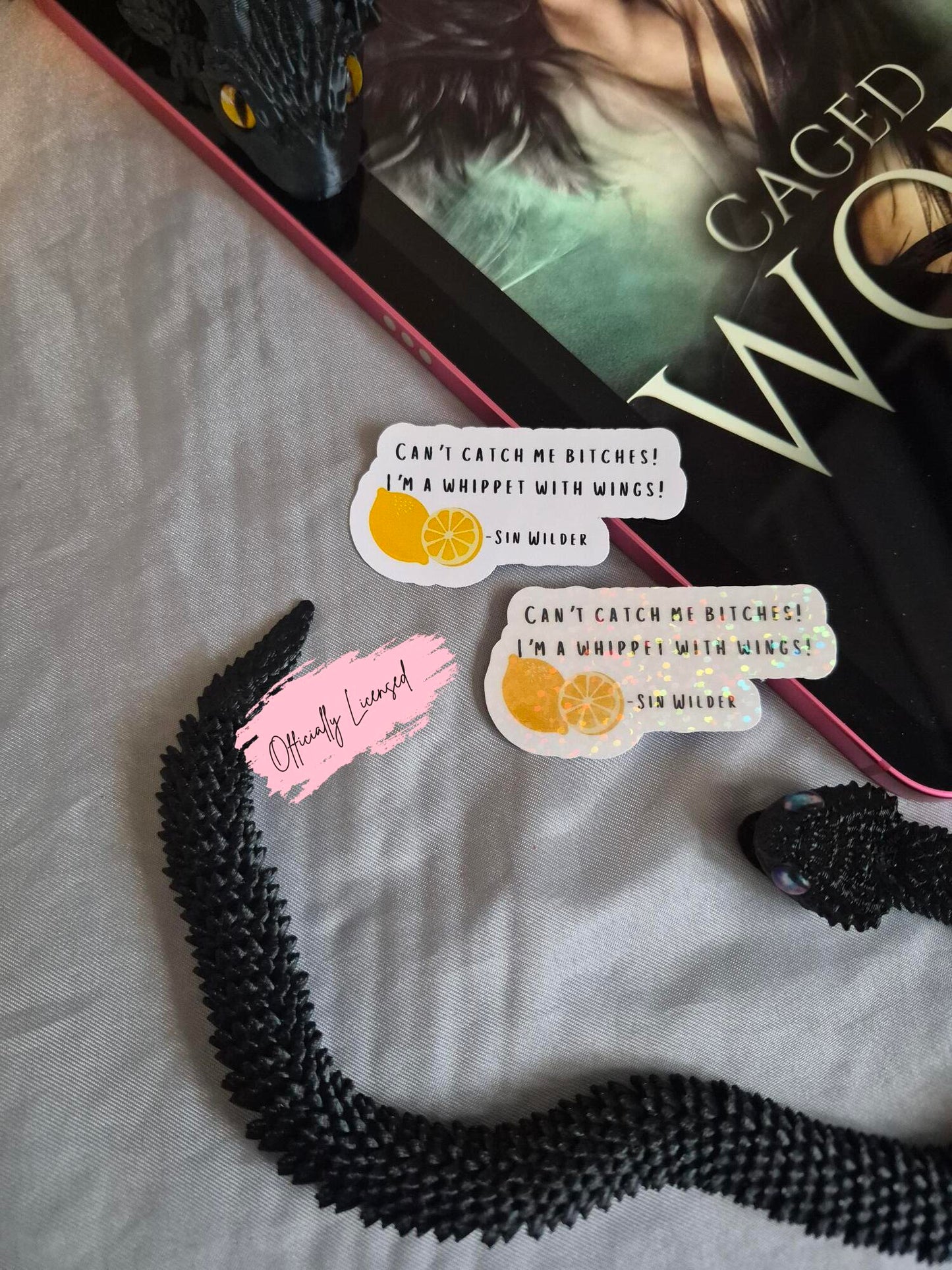 Darkmore Penitentiary - Sin Can't Catch Me Quote Sticker image 0
