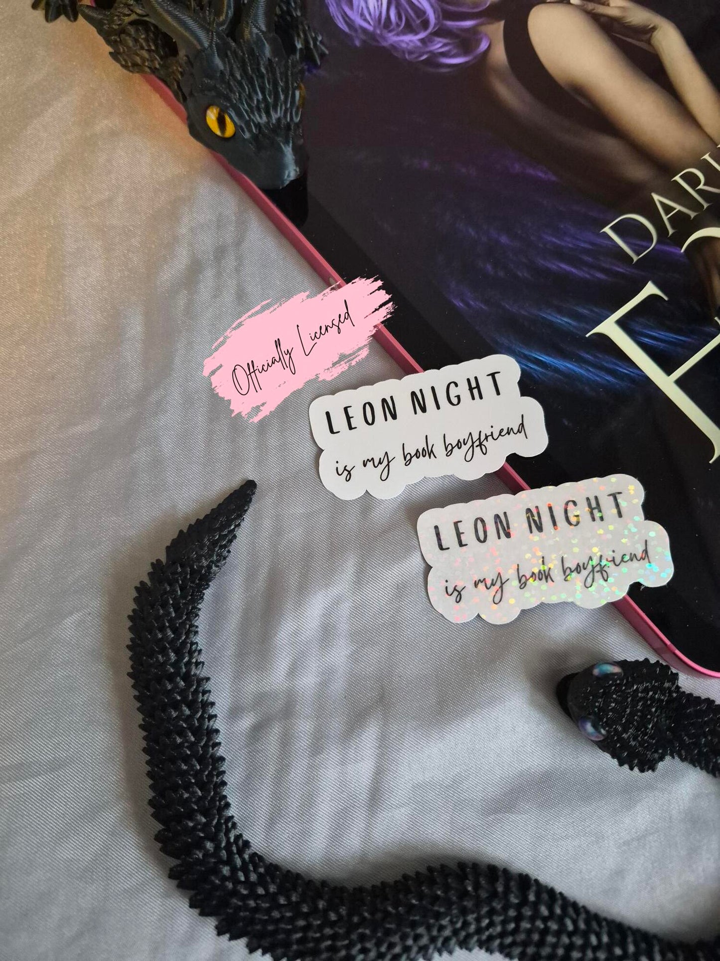 Ruthless Boys Of The Zodiac - Leon Night Is My Book Boyfriend Sticker image 0