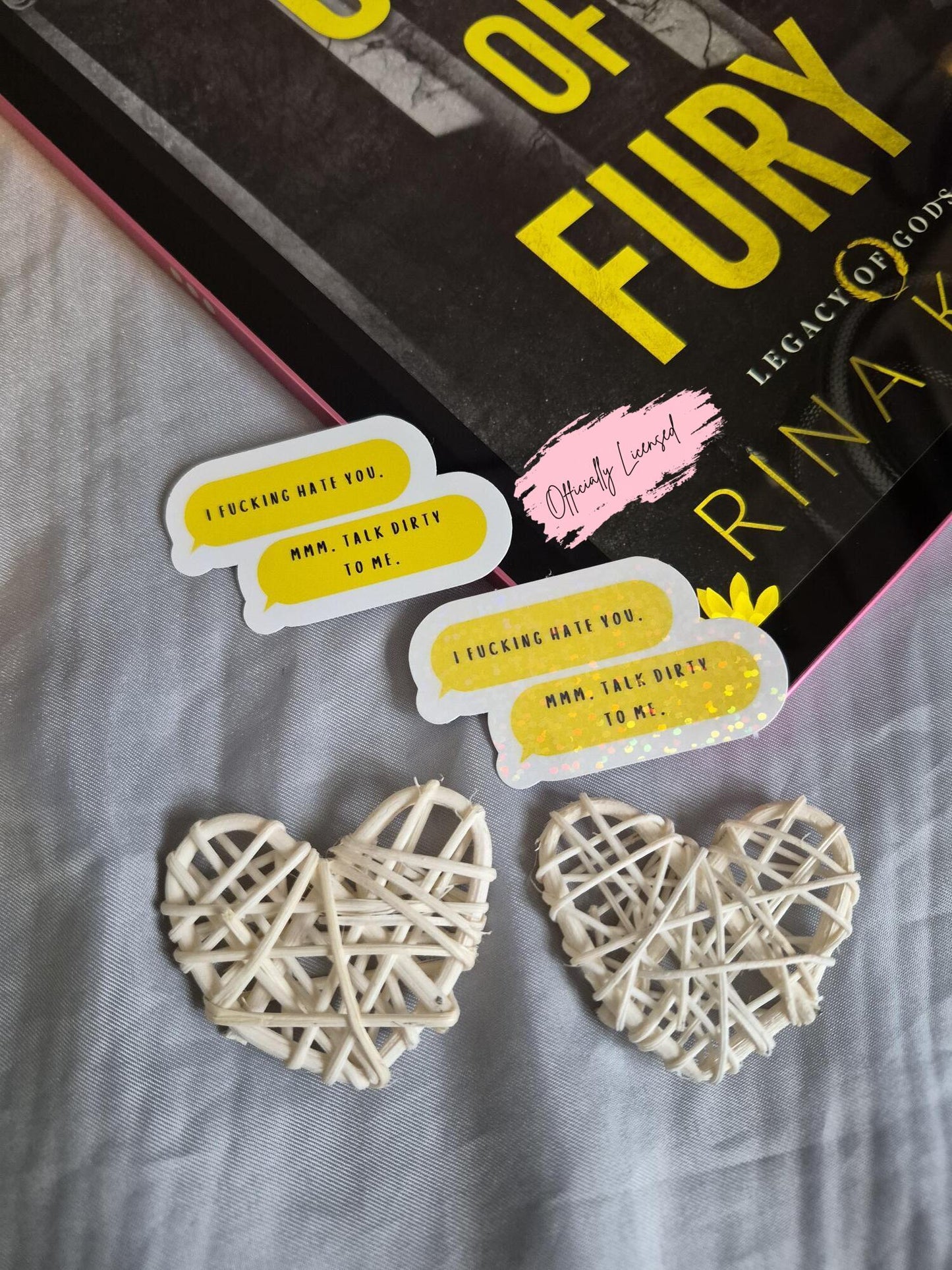 God Of Fury - Talk Dirty To Me Quote Sticker image 0