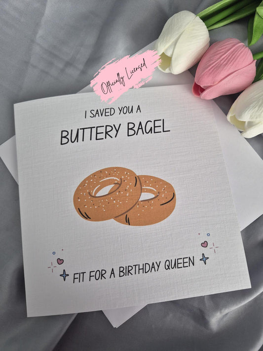 Zodiac Academy - Buttery Bagel Birthday Card image 0