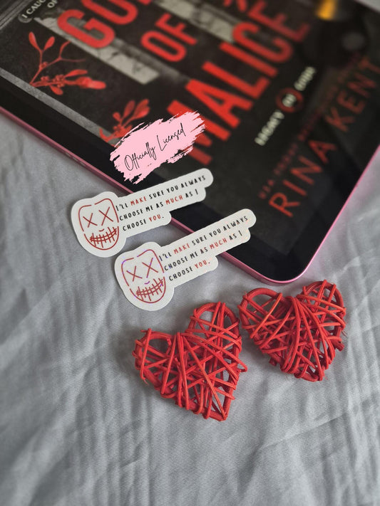 God Of Malice - I'll Make Sure You Always Choose Me Sticker image 0