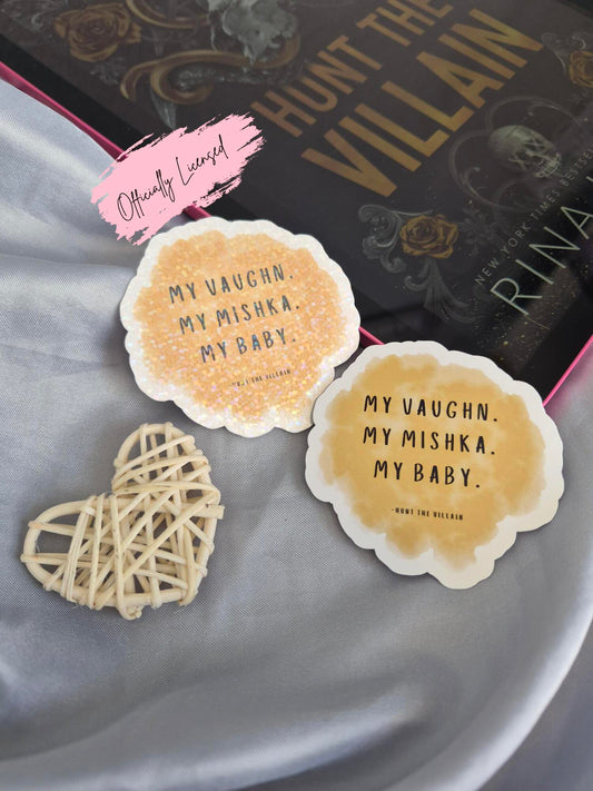 Hunt The Villain - My Vaughn Quote Sticker