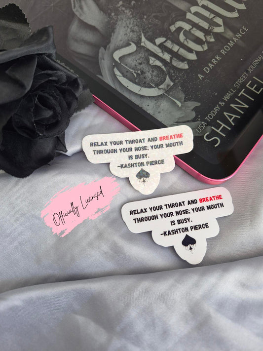 Chaotic - Relax Quote Sticker