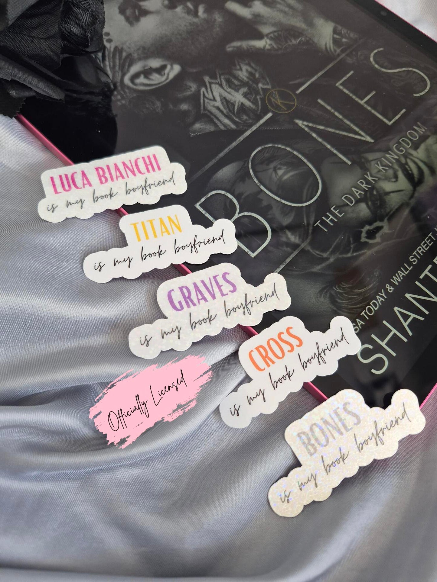 The Dark Kingdom Book Boyfriend Stickers