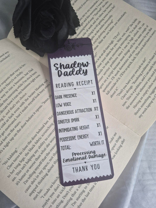 Shadow Daddy Receipt Bookmark