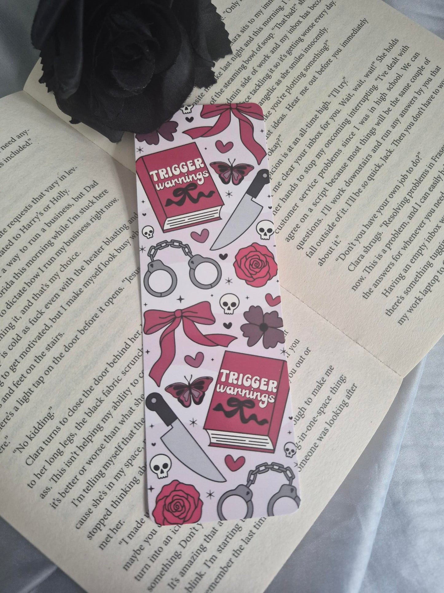 Trigger Warnings Bookmark - Build Your Own Snail Mail