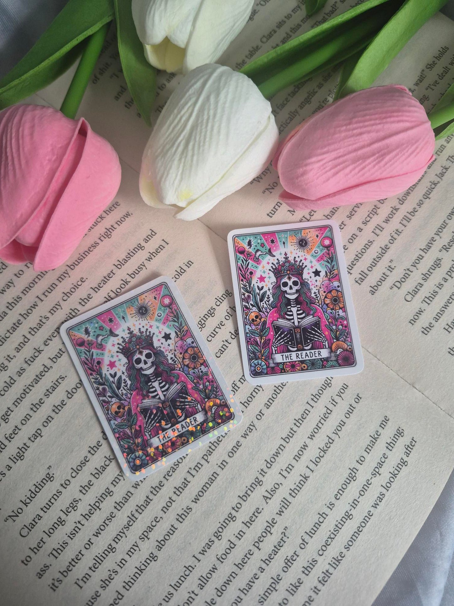 The Reader Tarot Sticker
