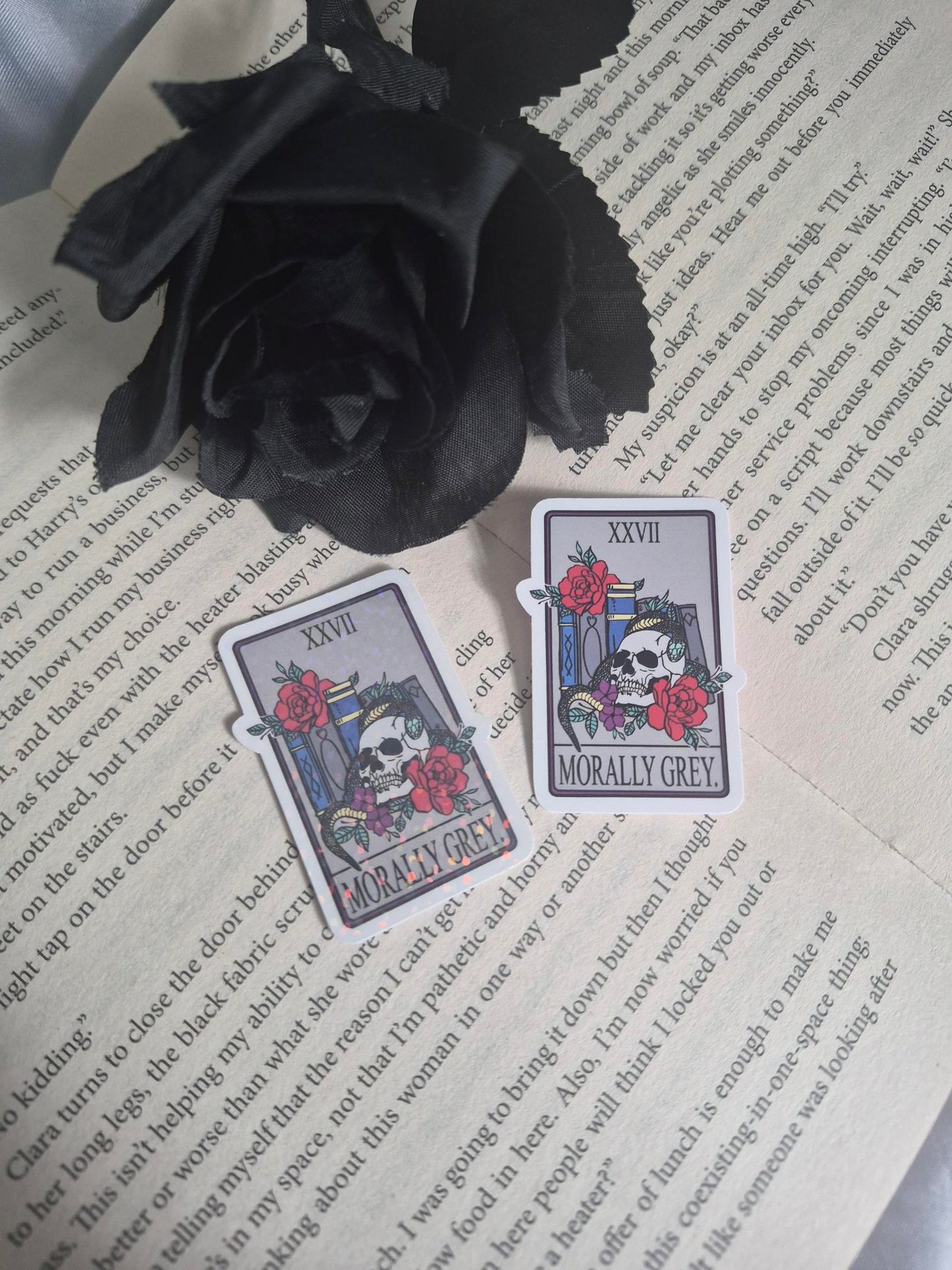 Morally Grey Tarot Sticker