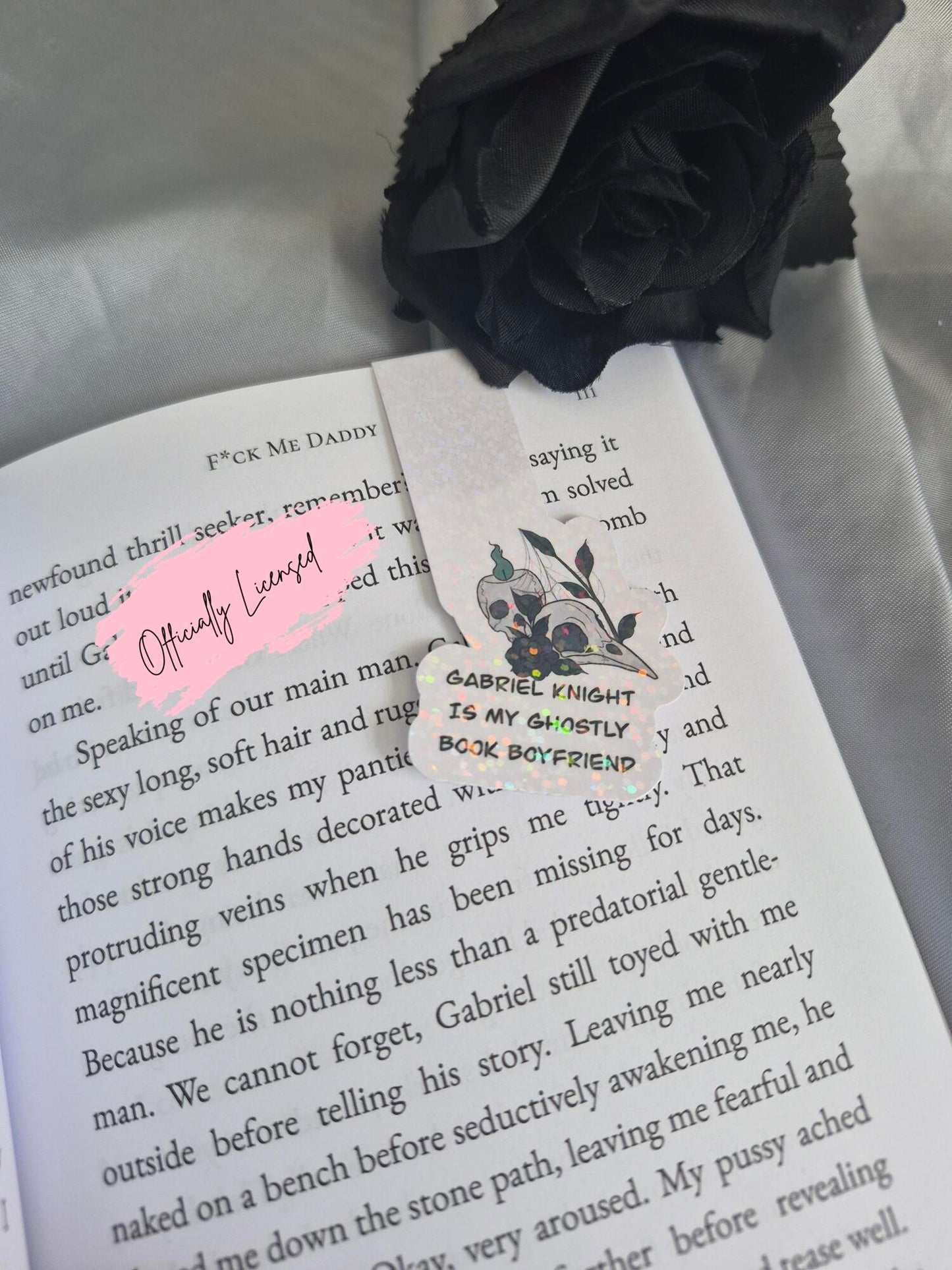 Fck Me Daddy - Gabriel Knight Is My Ghostly Book Boyfriend Magnetic Bookmark