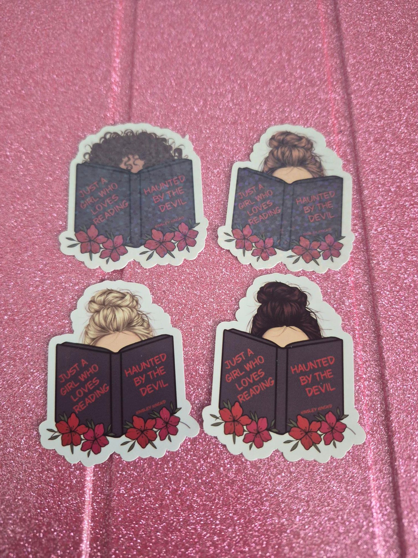 Imperfect - Kinsley Kincaid Haunted By The Devil Stickers
