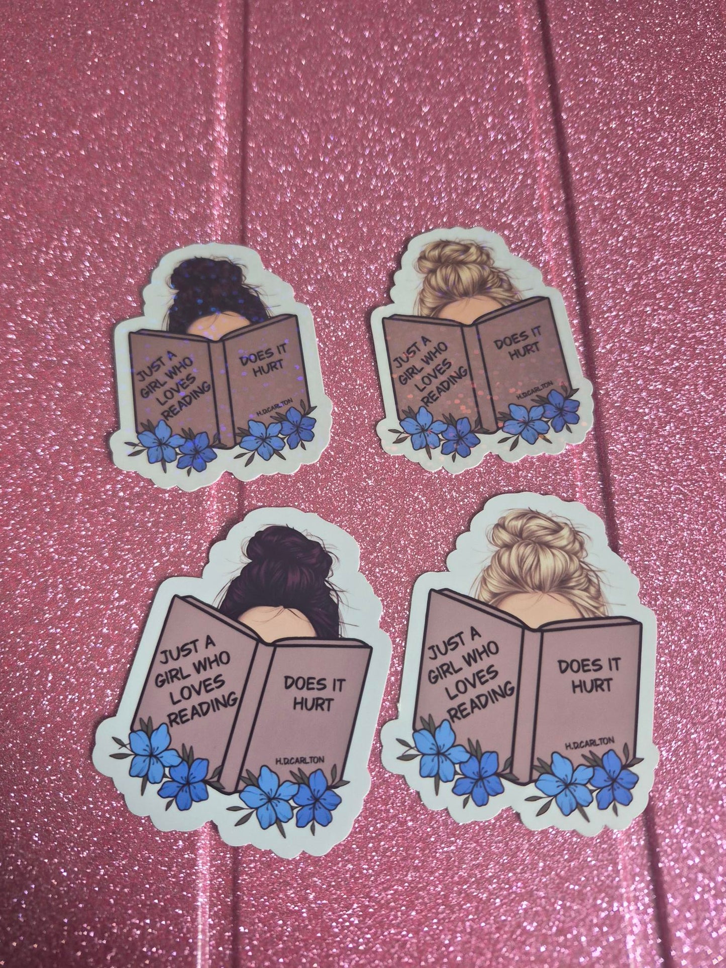 Imperfect - H.D.Carlton Does It Hurt Stickers