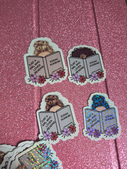 Imperfect - Twisted Sisters Zodiac Academy Stickers