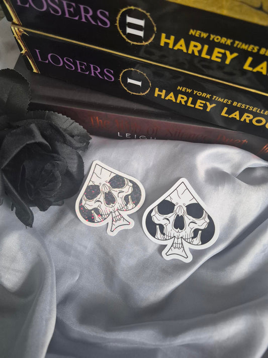 Skull Spade Sticker