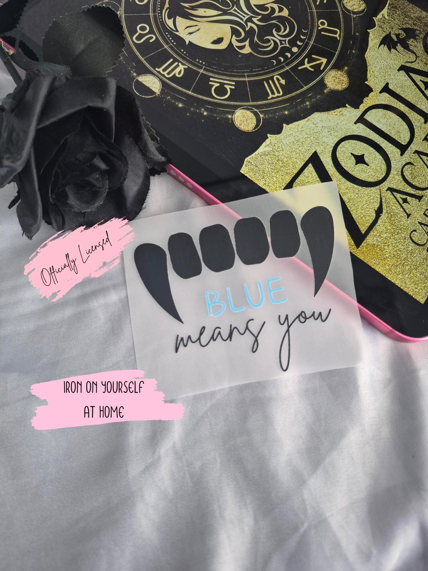Blue Means You DTF Iron On Print - Pocket Size