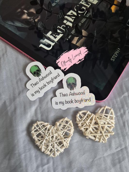 Dance With My Demons - Theo Is My Book Boyfriend Sticker image 0