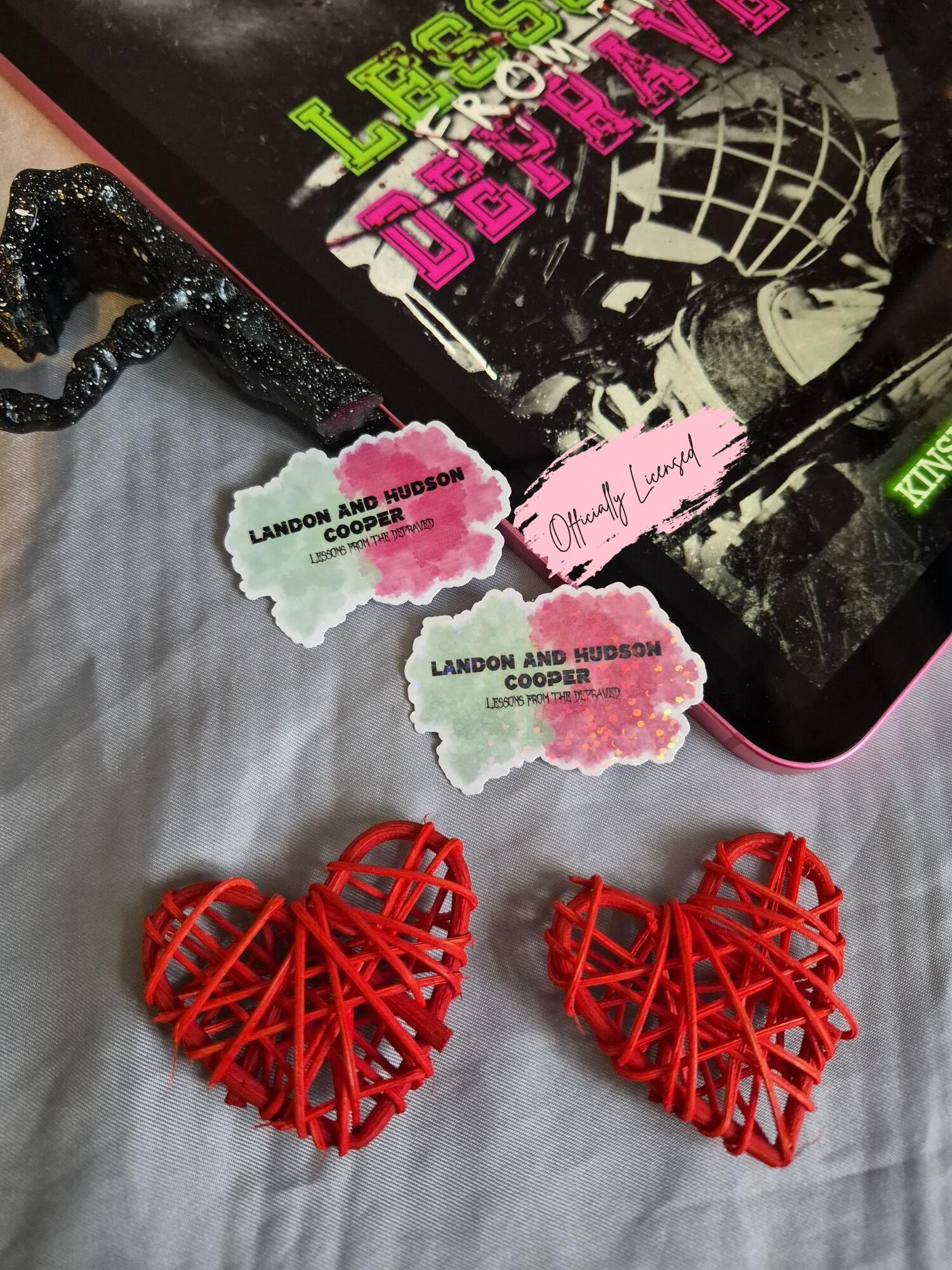 Lessons From The Depraved - Landon And Hudson Sticker image 0
