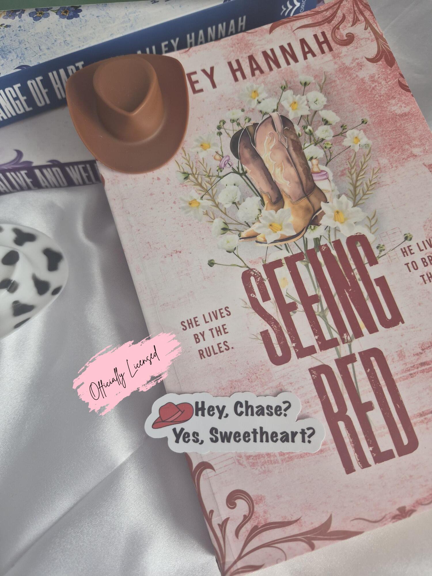 Seeing Red - Hey, Chase Sticker image 0