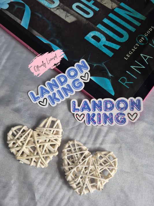 God Of Ruin - Landon King Sticker image 0
