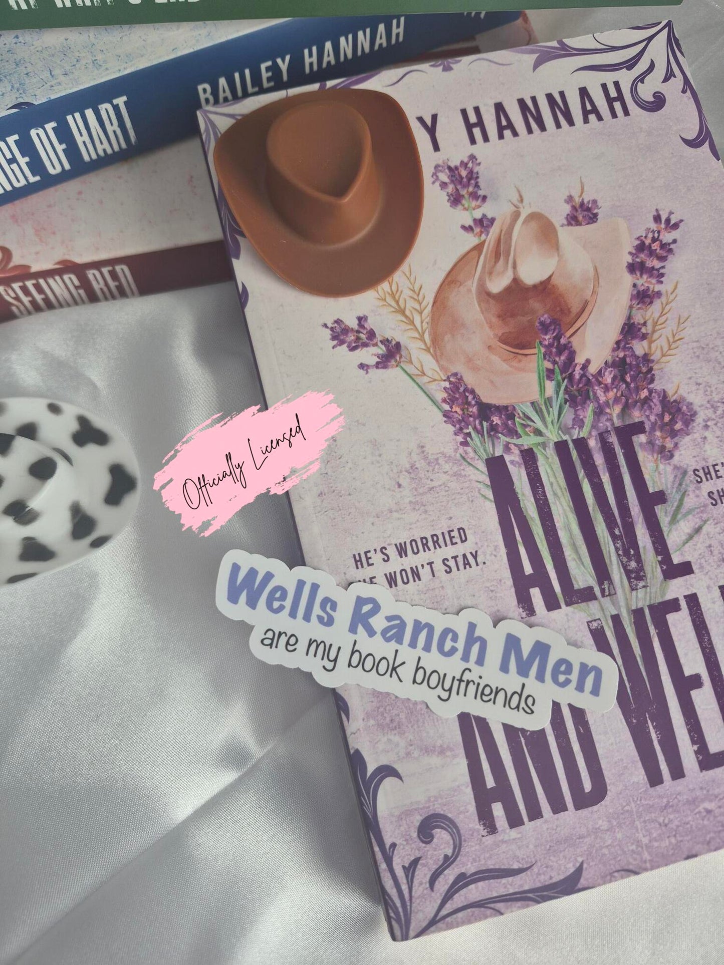 Wells Ranch Men Are My Book Boyfriend Sticker image 0