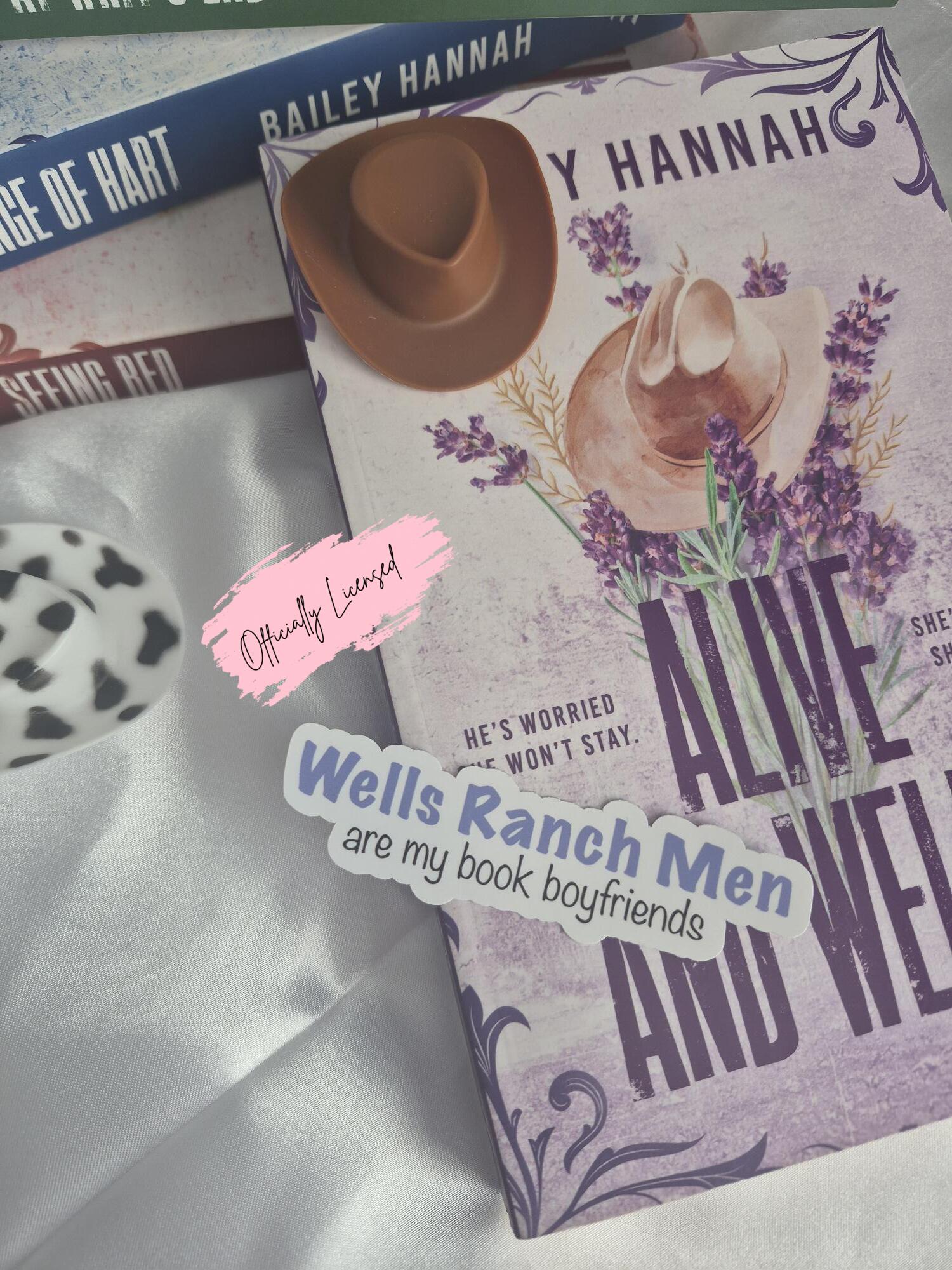 Wells Ranch Men Are My Book Boyfriend Sticker image 0