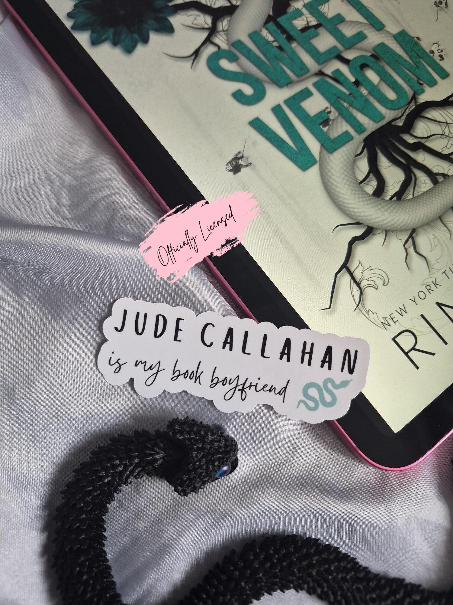Sweet Venom - Jude Callahan Is My Book Boyfriend Sticker image 0