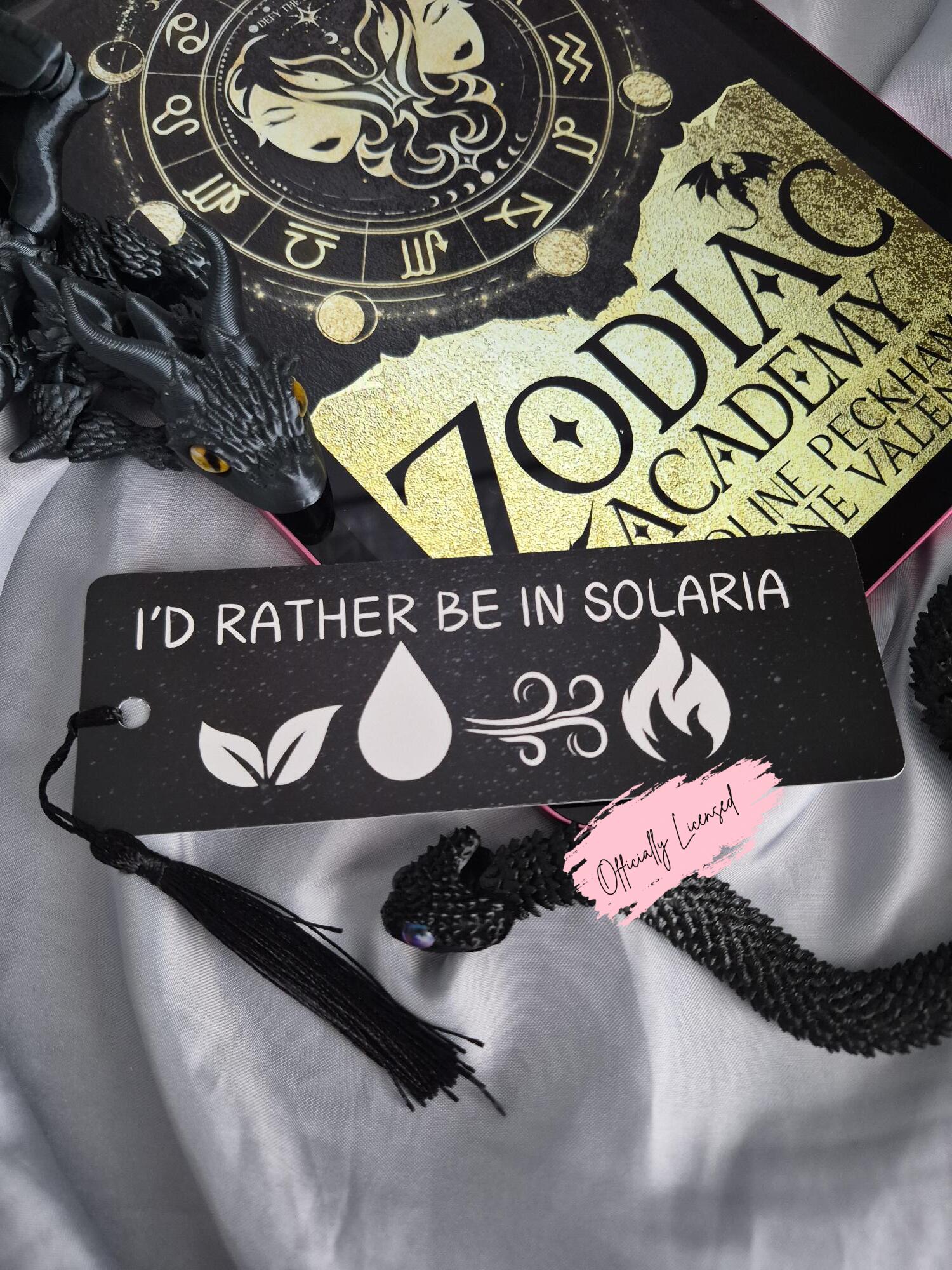 Zodiac Academy - I'd Rather Be In Solaria Bookmark image 0