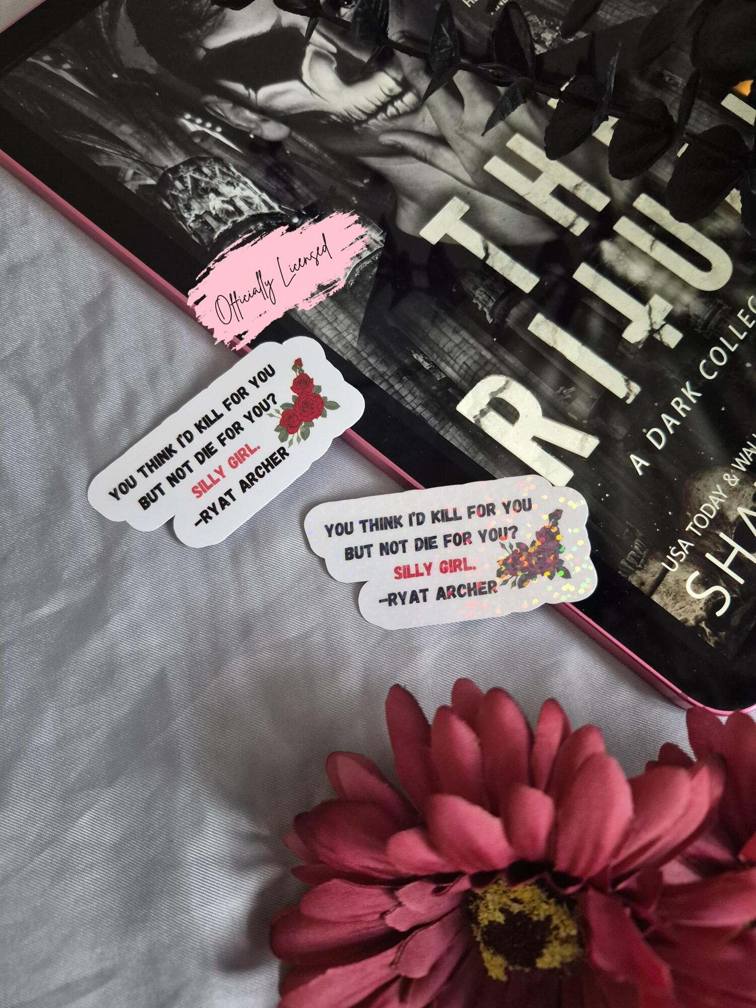 The Ritual - Ryat Quote Sticker image 0