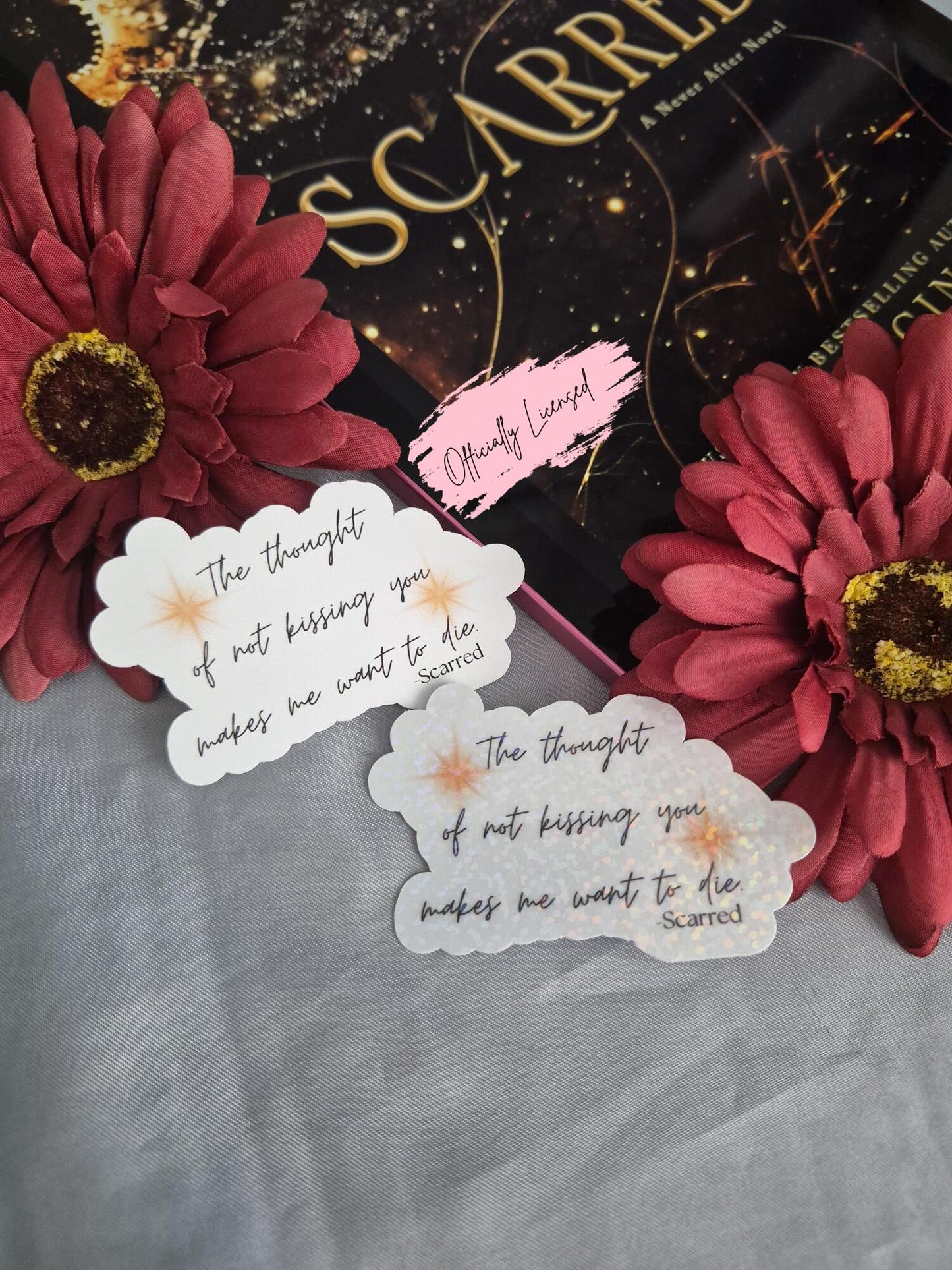Scarred - Quote Sticker image 0