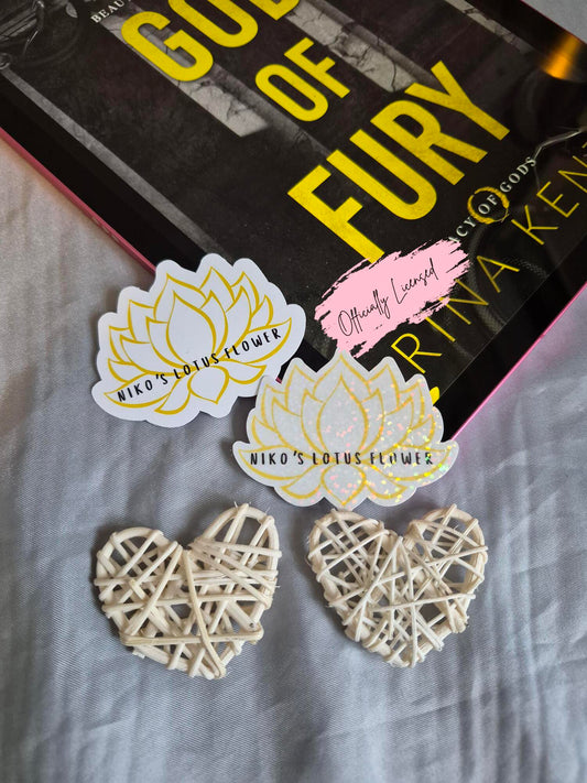 God Of Fury - Niko's Lotus Flower Sticker image 0
