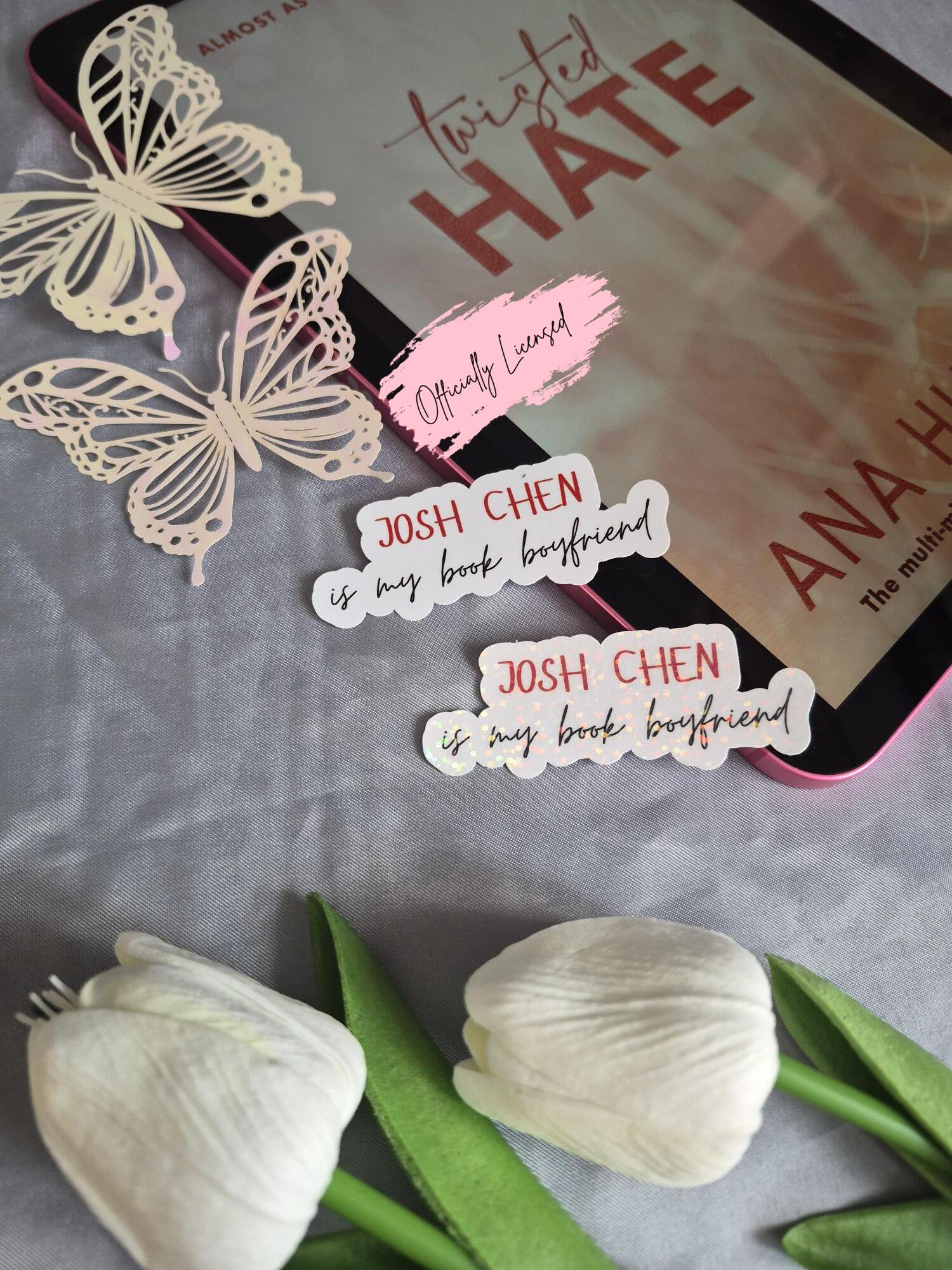 ANA HUANG™ Officially Licensed Merch - Josh Chen Is My Book Boyfriend Sticker image 0