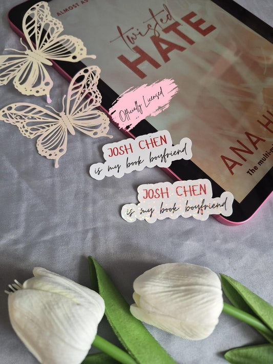 ANA HUANG™ Officially Licensed Merch - Josh Chen Is My Book Boyfriend Sticker image 0