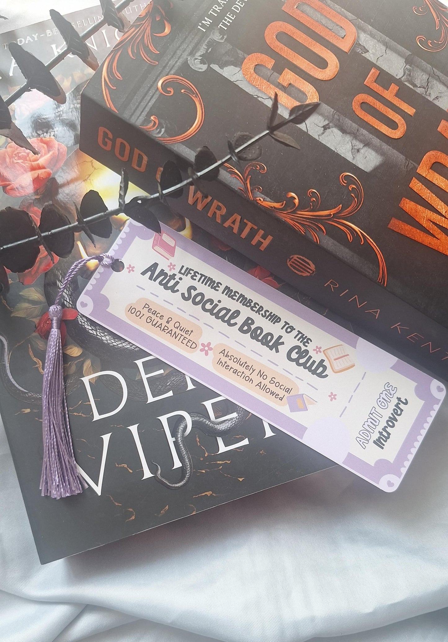 Anti Social Book Club Bookmark image 0