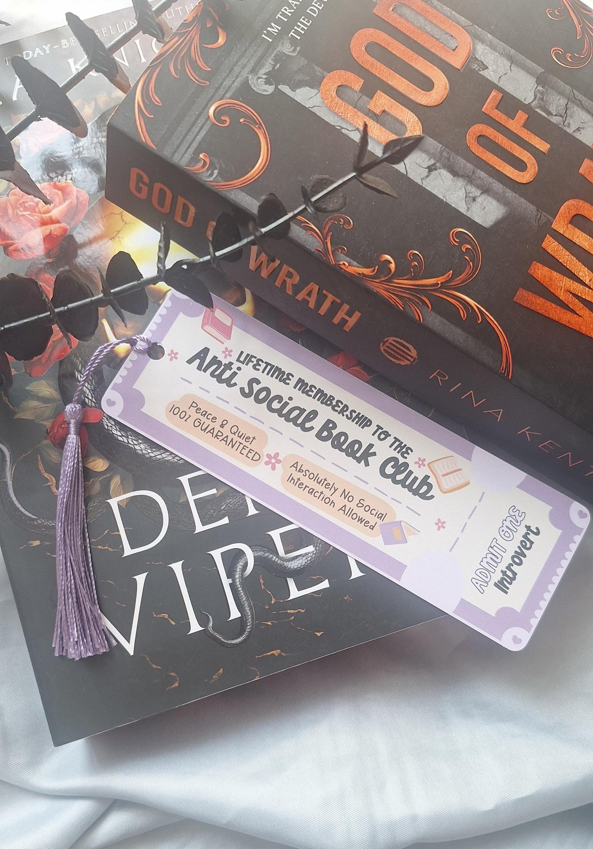Anti Social Book Club Bookmark image 0