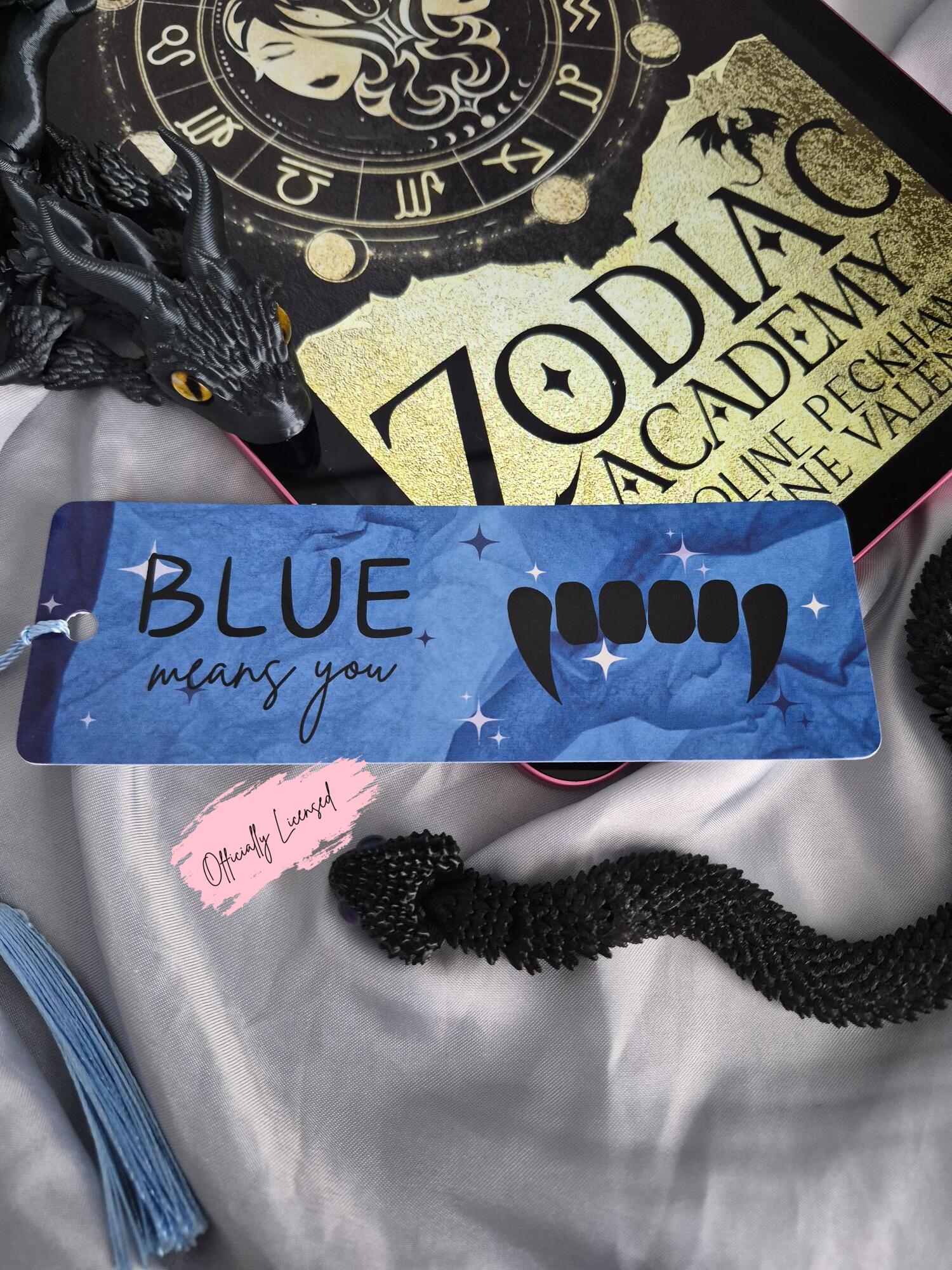 Zodiac Academy - Blue Means You Bookmark image 0