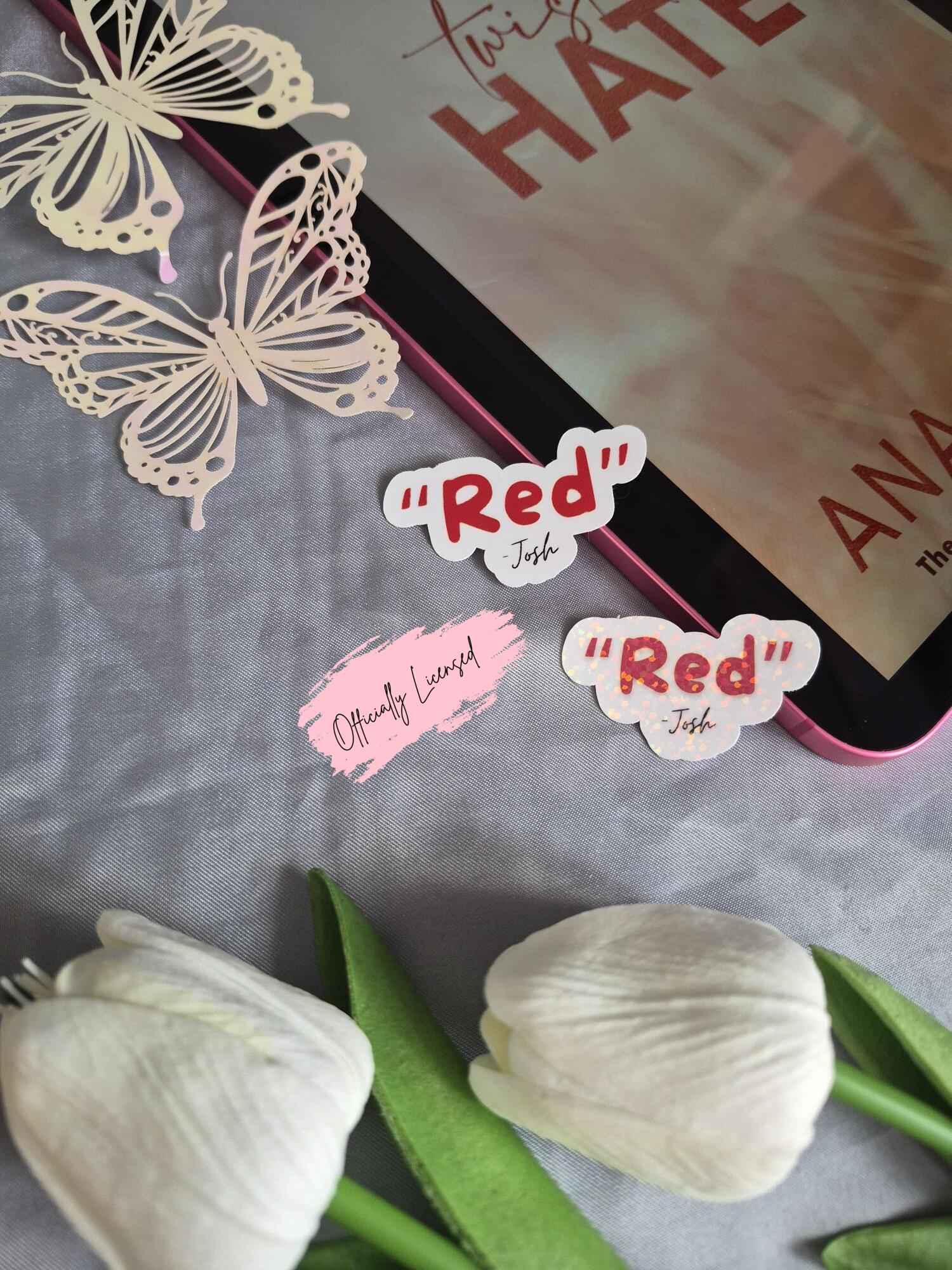 ANA HUANG™ Officially Licensed Merch - Red Sticker image 0