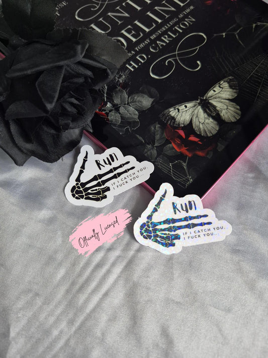Haunting Adeline - Run If I Catch You Sticker image 0