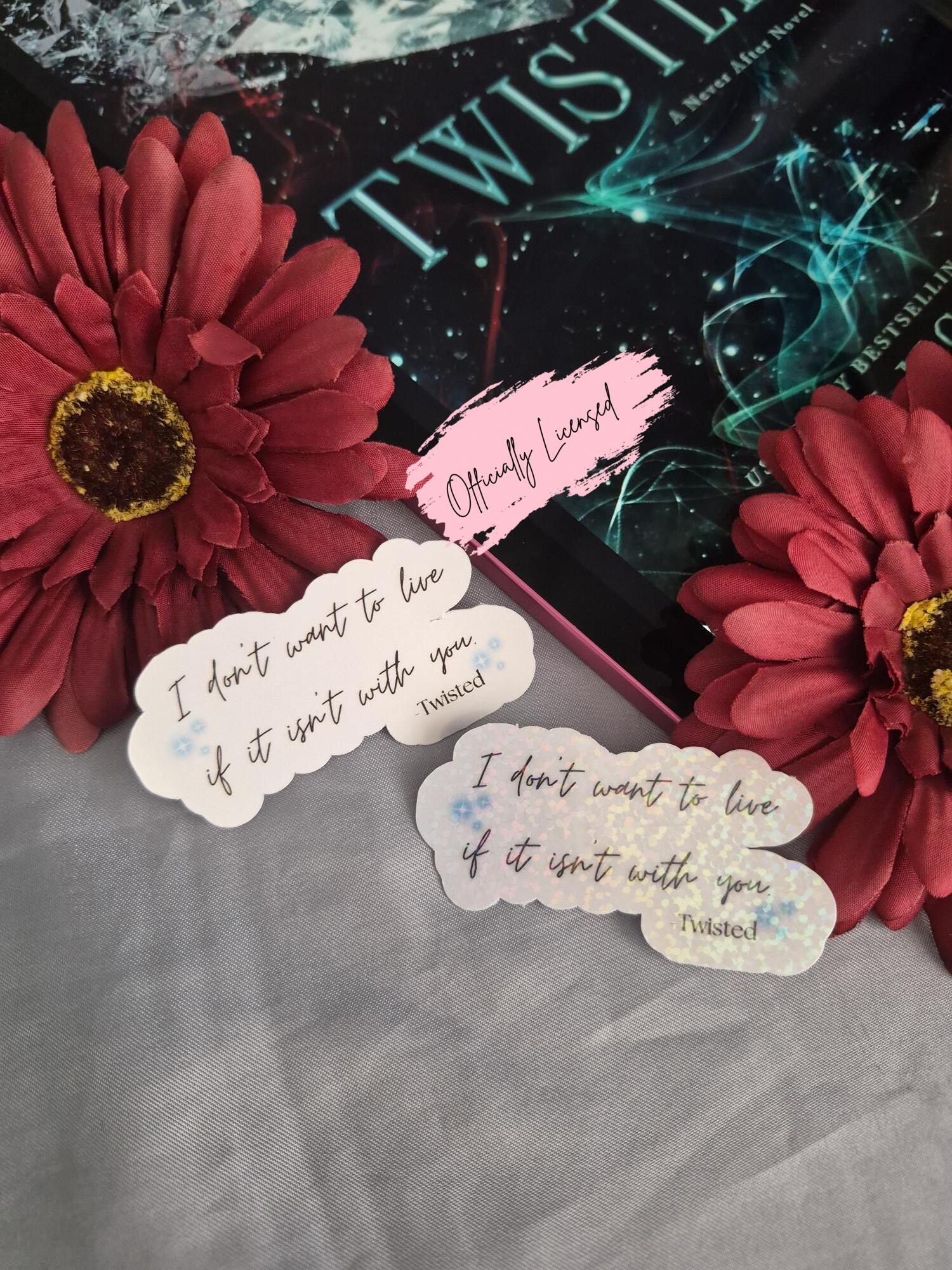 Twisted - Quote Sticker image 0
