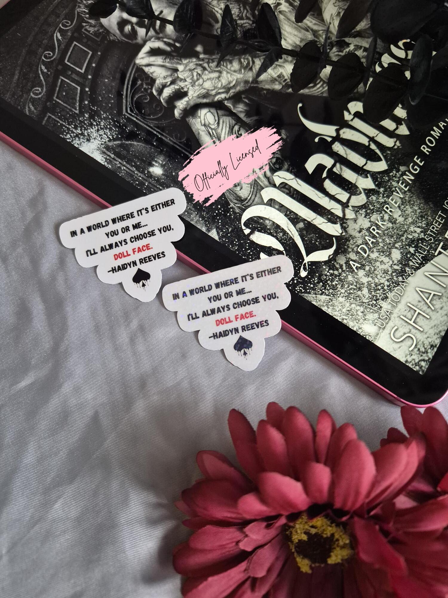Madness - In a World Where Haidyn Quote Sticker image 0