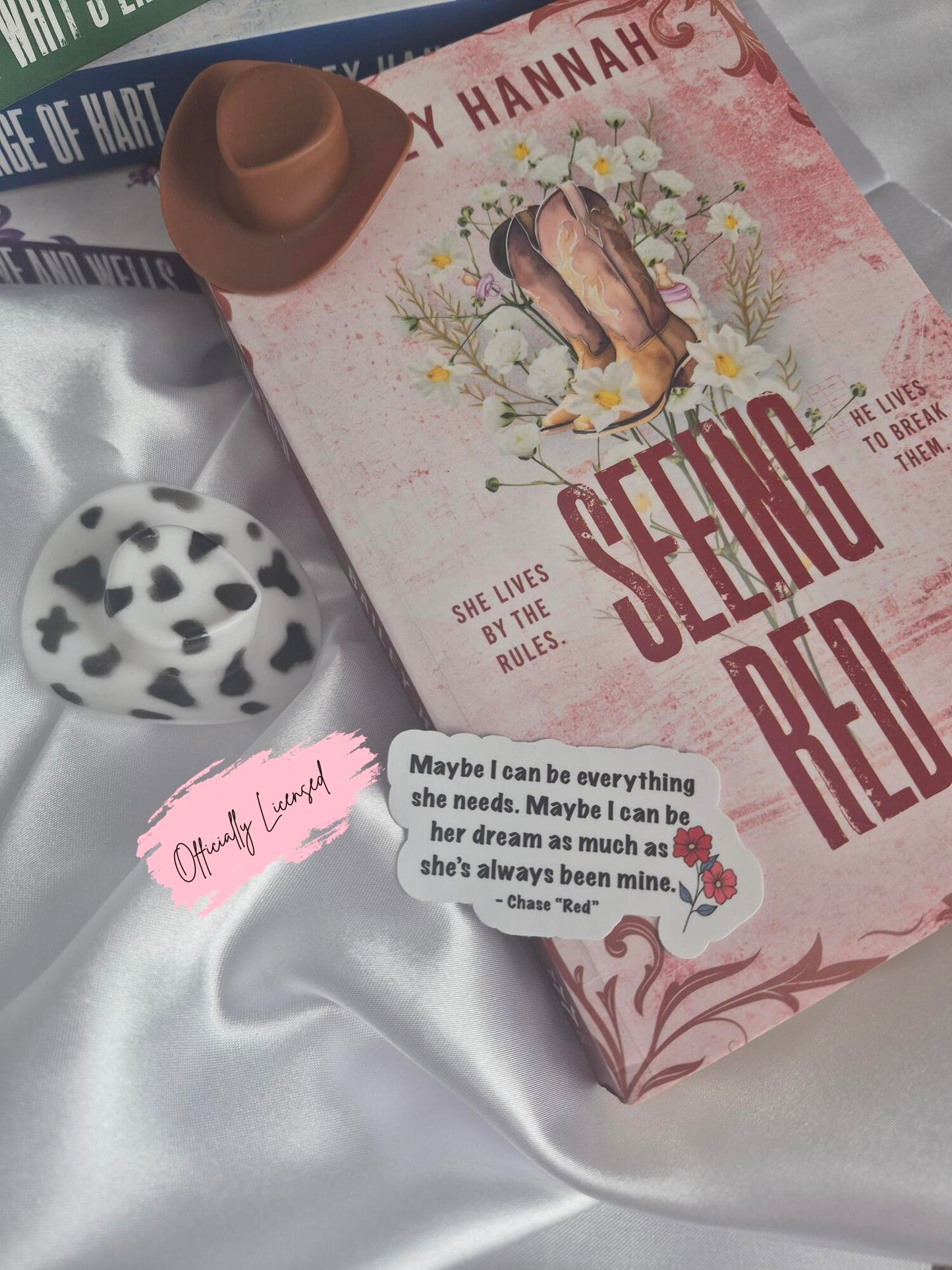 Seeing Red - Everything She Needs Quote Sticker image 0
