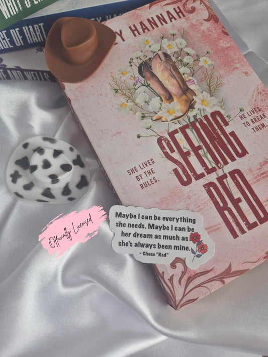 Seeing Red - Everything She Needs Quote Sticker image 0