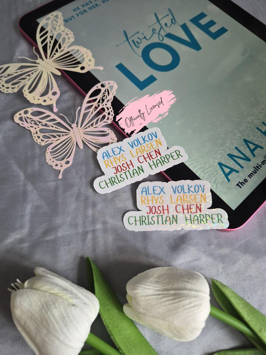 ANA HUANG™ Officially Licensed Merch - Names Sticker image 0
