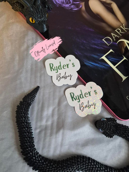 Ruthless Boys Of The Zodiac - Ryder's Baby Sticker image 0